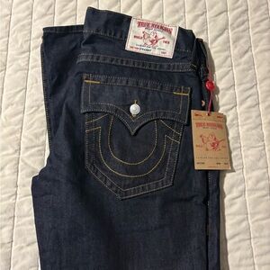 True Religion Indigo Denim with Contrast Stitching